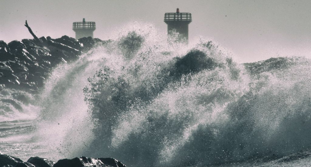 La tempesta Ciarn a Ostia